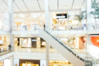 Soyut bulanıklık ve ufuk alışveriş merkezi mağazası