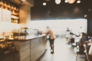 Soyut bulanıklık ve ufuk kahve dükkanı kafe ve Restoran Inte