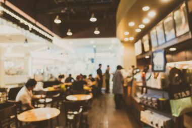 Soyut bulanıklık ve ufuk kahve dükkanı kafe ve Restoran Inte