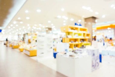 Soyut bulanıklık ve ufuk alışveriş merkezi bölümü s