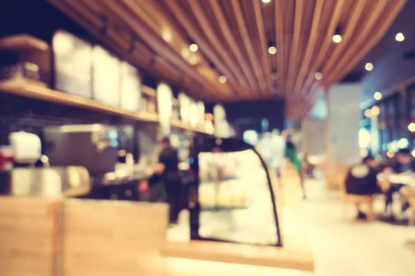Abstract vervagen koffie shop en restaurant — Stockfoto
