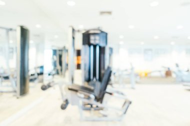 Soyut bulanıklık ve ufuk spor salonu ve fitness salonu