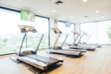 Soyut bulanıklık ve ufuk spor salonu ve fitness salonu