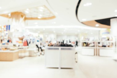 Soyut bulanıklık ve bokeh depa alışveriş merkezi iç defocused