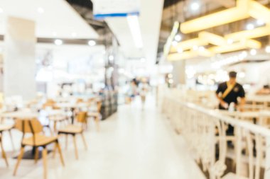 Soyut bulanıklık ve bokeh depa alışveriş merkezi iç defocused