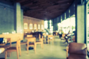 Soyut bulanıklık ve ufuk kafe Cafe iç