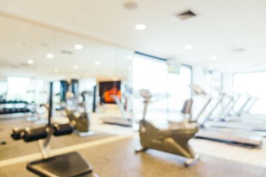 Soyut bulanıklık ve ufuk spor salonu ve fitness salonu
