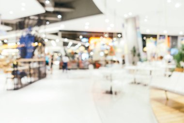 Soyut bulanıklık ve bokeh depa alışveriş merkezi iç defocused
