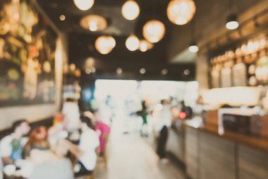 Soyut bulanıklık ve ufuk kahve dükkanı kafe ve Restoran Inte