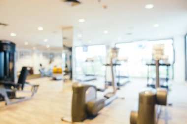 Soyut bulanıklık ve ufuk spor salonu ve fitness salonu