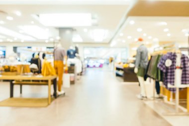 Soyut bulanıklık ve ufuk alışveriş merkezi bölümü s