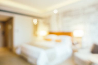 Soyut bulanıklık ve ufuk yatak odası iç