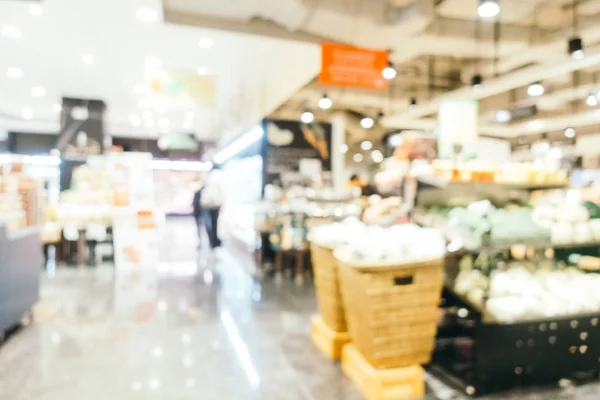 Resumo blur interior de supermercado — Fotografia de Stock