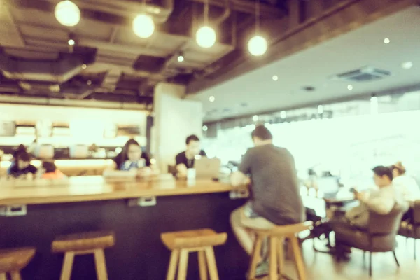 Defocused coffee shop interior — Stock Photo, Image