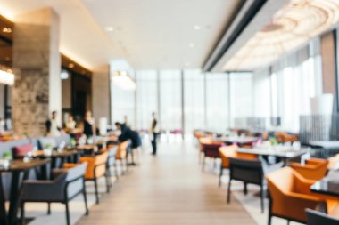 Soyut bulanıklık ve ufuk Restoran iç