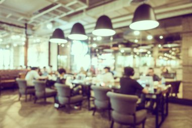 Soyut bulanıklık ve ufuk kafe Cafe iç