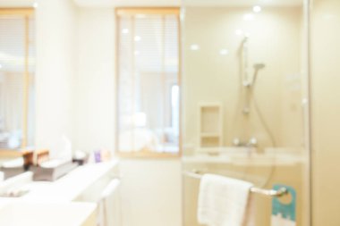 Soyut bulanıklık ve ufuk banyo ve tuvalet iç