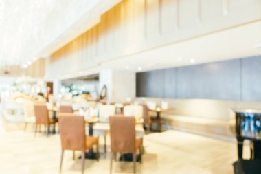 Soyut bulanıklık ve ufuk Restoran iç