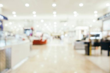 Soyut bulanıklık ve ufuk alışveriş merkezi mağazası