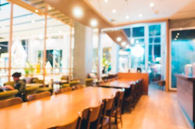 Soyut bulanıklık ve ufuk kafe Cafe iç