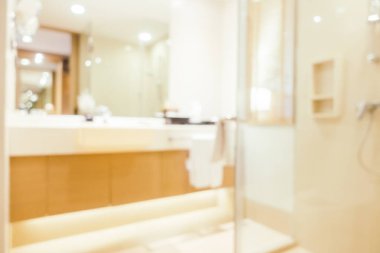 Soyut bulanıklık ve ufuk banyo ve tuvalet iç