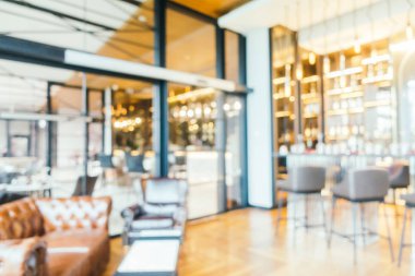 Soyut bulanıklık ve ufuk Restoran iç