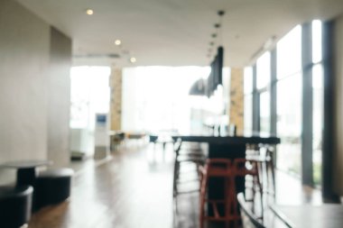 Soyut bulanıklık ve ufuk restoran ve kahve iç