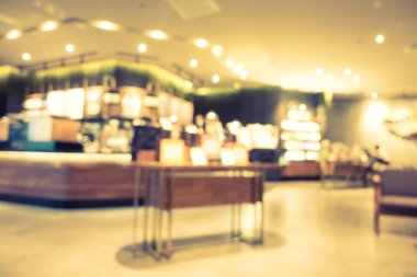 Soyut bulanıklık ve ufuk restoran ve kahve iç