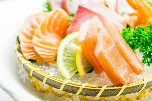 Conjunto de sashimi misto — Fotografia de Stock