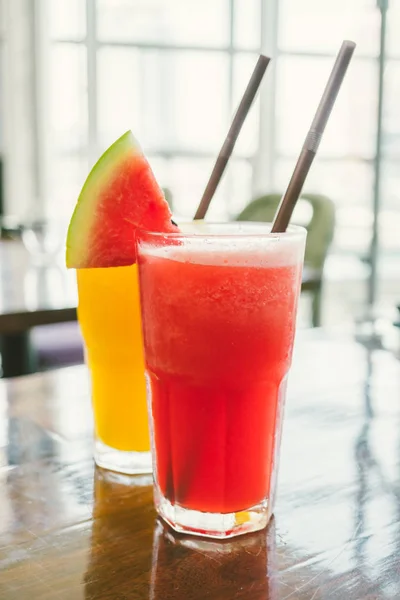 Iced watermelon juice smoothies — Stock Photo, Image