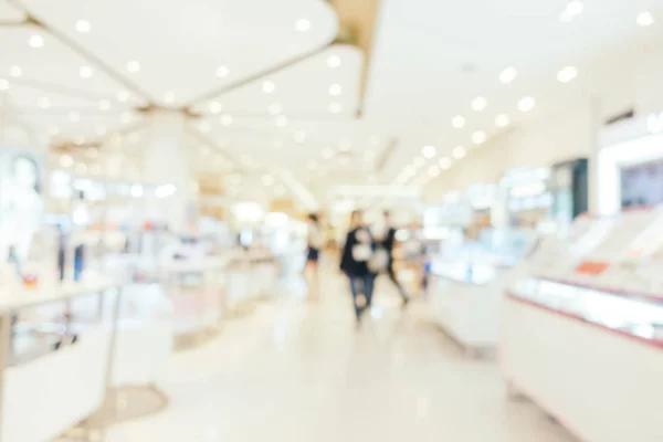 Abstract blur and defocused luxury shopping mall of department s — Stock Photo, Image