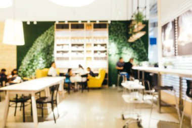 Soyut bulanıklık ve ufuk mobilya Dekorasyon iç shoppi