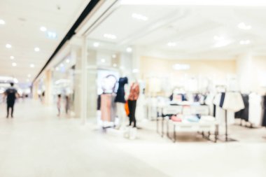 Soyut bulanıklık ve bokeh depa alışveriş merkezi iç defocused