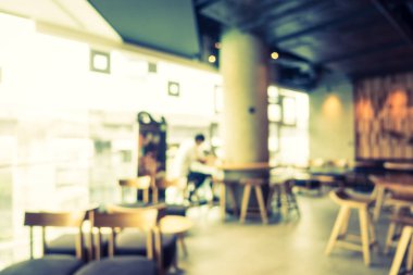 Soyut bulanıklık ve ufuk kafe Cafe iç