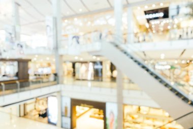 Soyut bulanıklık ve ufuk alışveriş merkezi mağazası