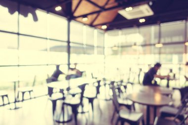 Soyut bulanıklık ve ufuk kafe Cafe iç