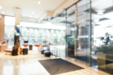 Soyut bulanıklık ve ufuk otel ve lobi iç