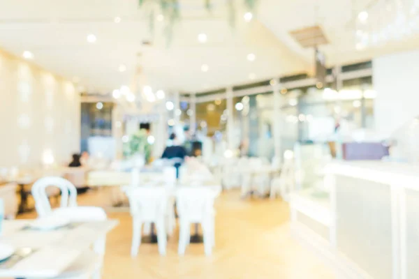 Abstrato borrão e desfocado interior do restaurante — Fotografia de Stock