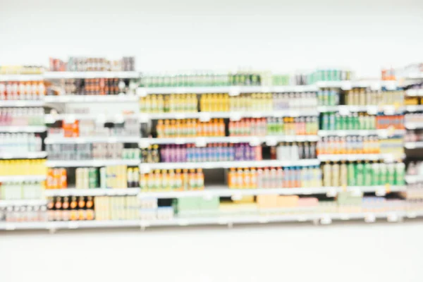 Abstract blur and defocused supermarket — Stock Photo, Image