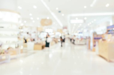 Soyut bulanıklık ve ufuk lüks alışveriş merkezi bölümü s