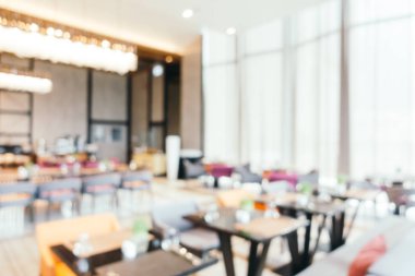 Soyut bulanıklık ve ufuk Restoran iç