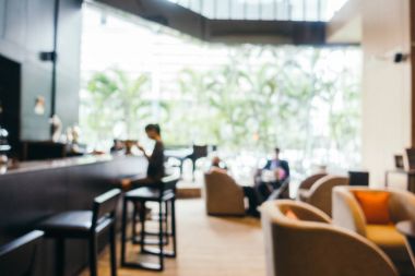 Soyut bulanıklık ve ufuk lüks otel iç