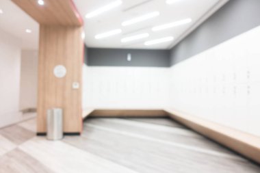 Soyut bulanıklık soyunma odasında fitness ve spor salonu
