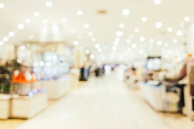 Soyut bulanıklık ve ufuk alışveriş merkezi mağazası