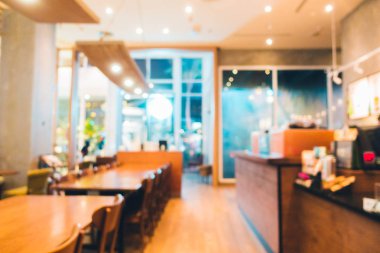 Soyut bulanıklık ve ufuk kafe Cafe iç