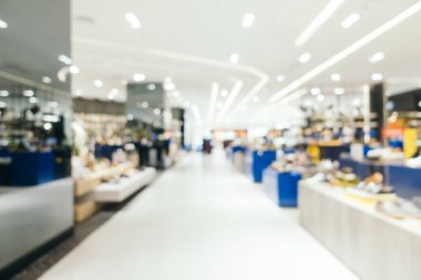 Soyut bulanıklık ve ufuk lüks alışveriş merkezi bölümü s