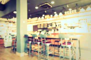 Soyut bulanıklık ve ufuk kafe Cafe ve Restoran