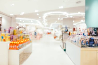 Soyut bulanıklık ve ufuk alışveriş merkezi mağazası