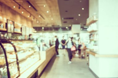 Soyut bulanıklık ve ufuk kafe Cafe iç