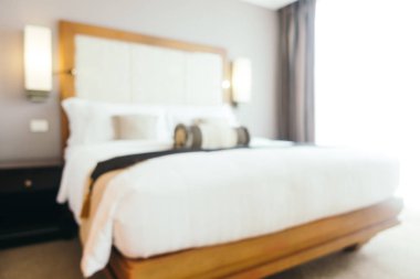 Soyut bulanıklık yatak odası